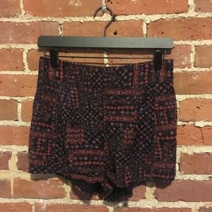 Urban Outfitters patterned soft shorts